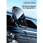 Auxmega 15W Fast Mag-Safe Wireless Charging Car Vent Mount