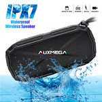Auxmega Wireless Outdoor Weatherproof/Shockproof Bluetooth Speaker with Enhanced Bass
