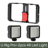 Auxmega™ U-Rig Pro Stabilizer Smartphone Video Rig w/ 3 Shoe Mounts