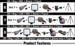 Auxmega™ 3-Axis Handheld Gimbal Stabilizer w/Focus Pull & Zoom Action Camera (Solo/Kit) - Celly Swag