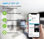 Auxmega™ 1080P Wireless Home Security Two-way IP Dome Camera w/ Audio Surveillance by Anran