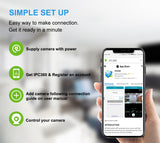 Auxmega™ 1080P Wireless Home Security Two-way IP Dome Camera w/ Audio Surveillance by Anran