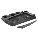 Auxmega Cooling Bracket Fan + 3 Hub USB Dual Controller Charging Station For PS5