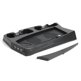 Auxmega Cooling Bracket Fan + 3 Hub USB Dual Controller Charging Station For PS5